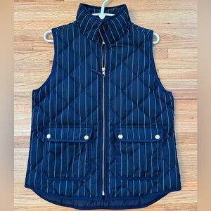 Pin Striped navy J Crew Vest